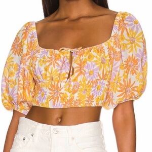 NWT! L*SPACE Floral Crop Top